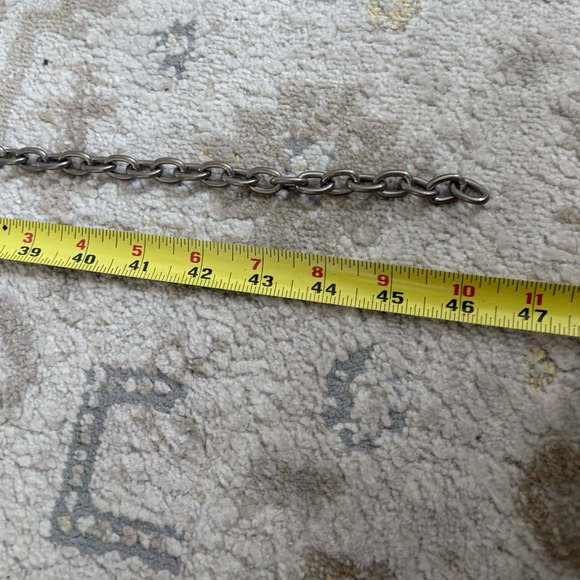 Vintage Horse Bit Silver Chain belt main image 4